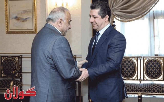  مەسرور بارزانی و عادل عەبدولمەهدی لە کۆبوونەوەدان 