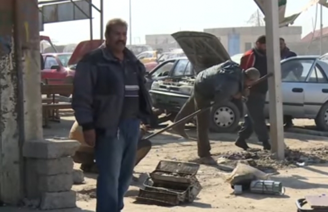  بۆمبه‌كانى داعش رێگرن له‌به‌رده‌م كردنه‌وه‌ى فرۆشگه‌ و بازاره‌كانى مووسڵ 