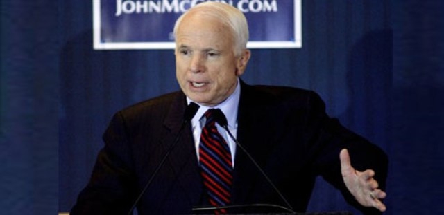 جۆن ماکین : ئەگەر کۆنگرێس بریارەکەی ئۆباما رەتبکاتەوە کارەسات دروست دەبێت