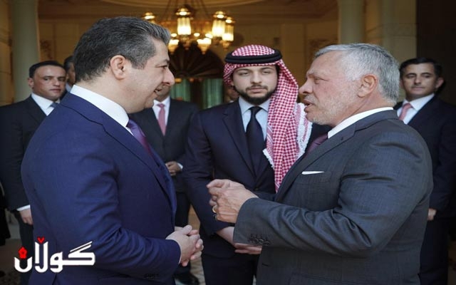 سەرۆکی حکومەت سەرەخۆشی لە شا عەبدوڵڵای ئوردن دەکات 