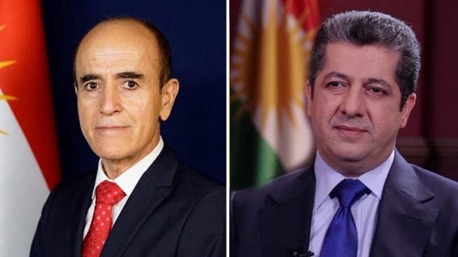 مه‌سرور بارزانی سه‌ره‌خۆشی له‌ وه‌زیری پێشمه‌رگه‌ ده‌كات