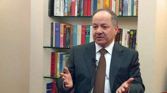 ده‌قى گفتوگۆ رۆژنامه‌وانييه‌كه‌ى بارزانى 