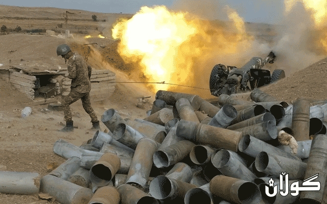  ئازه‌ربایجان چه‌ند پێگه‌یه‌كی ئه‌رمینیا ده‌كاته‌ ئامانج