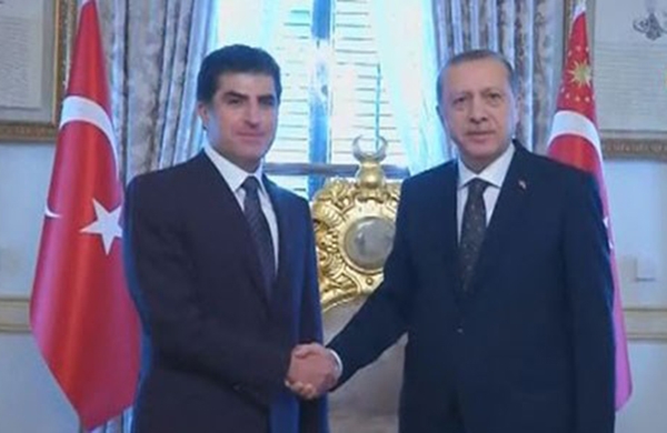نێچیرڤان بارزانی و ئەردۆغان لەسەر چەند پرسێک كۆبوونەوە