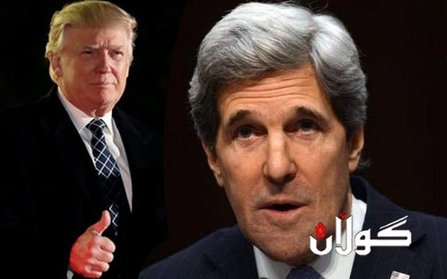 جۆن کێری: ترەمپ گوێ لە پێشنیار و ڕاسپاردەکانی وەزارەتی دەرەوە ناگرێت 