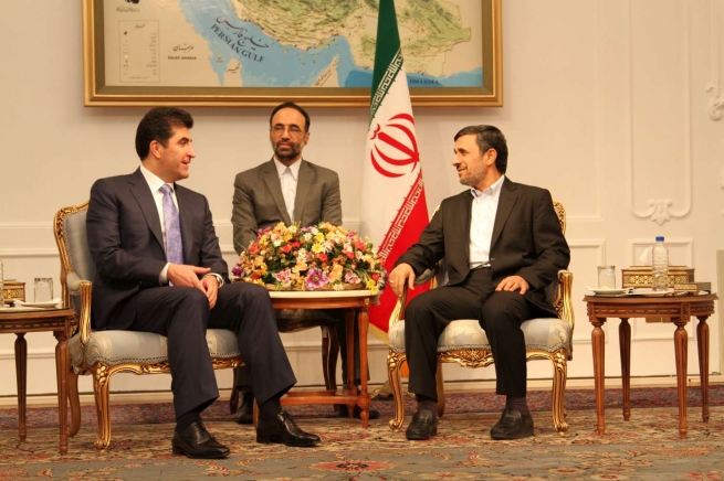 نێچیرڤان بارزانى له‌گه‌ڵ سه‌رۆك كۆمارى ئێران كۆبووه‌وه‌