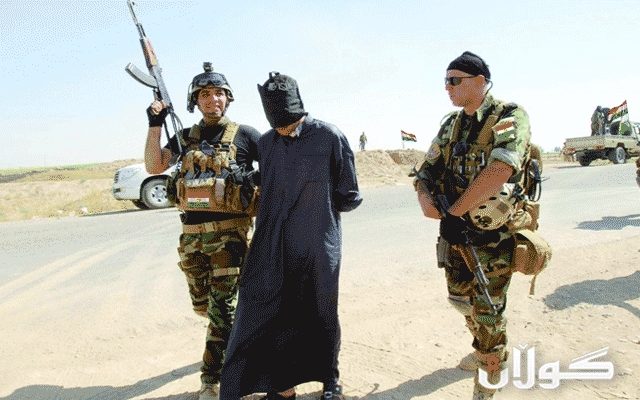  چوار چەکداری داعش خۆیان رادەستی پێشمەرگە کرد 