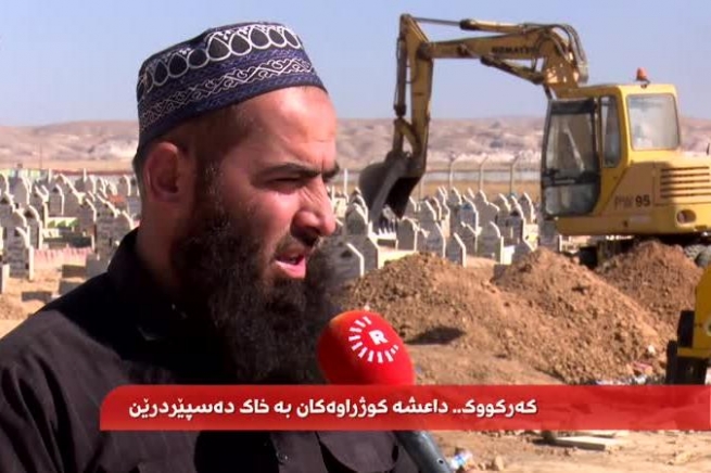  شارەوانی کەرکووک تەرمی 90 چەکداری داعش بەخاک دەسپێرێت 