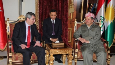 سه‌رۆكى هه‌رێمی كوردستان پێشوازى له‌ باڵیۆزى نوێى توركیا له‌ عیراق ده‌كات