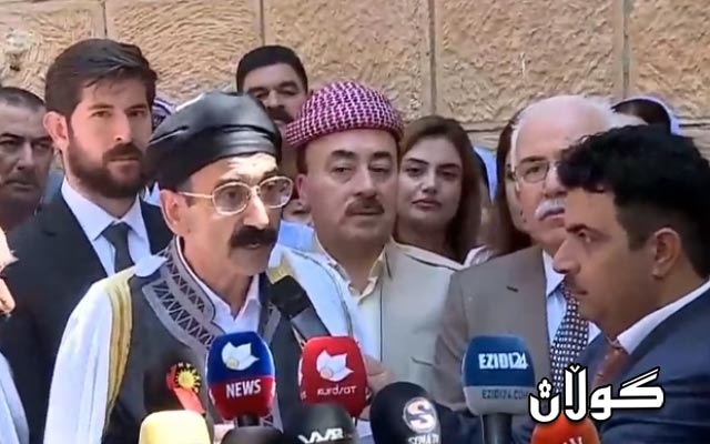   میری ئێزدیانی جیهان: سوپاسی سەرۆک بارزانی و هەموو پێشمەرگەی کوردستان دەکەم  و لە ئەمڕۆ بەدواوە خزمەتکاری گەلی خۆم دەبم 
