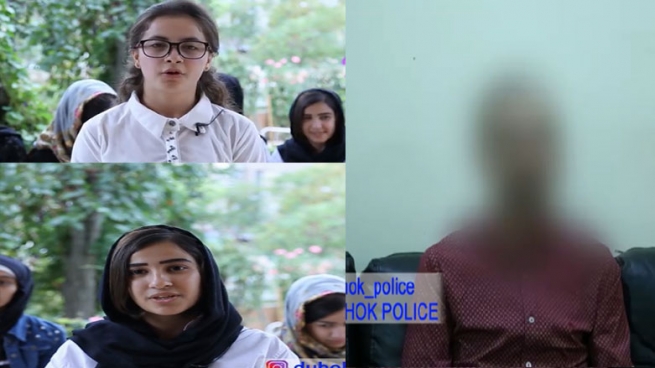 ئەو گەنجانەی رێگەیان لە قوتابییە کچەکان دەگرت دەستگیرکران