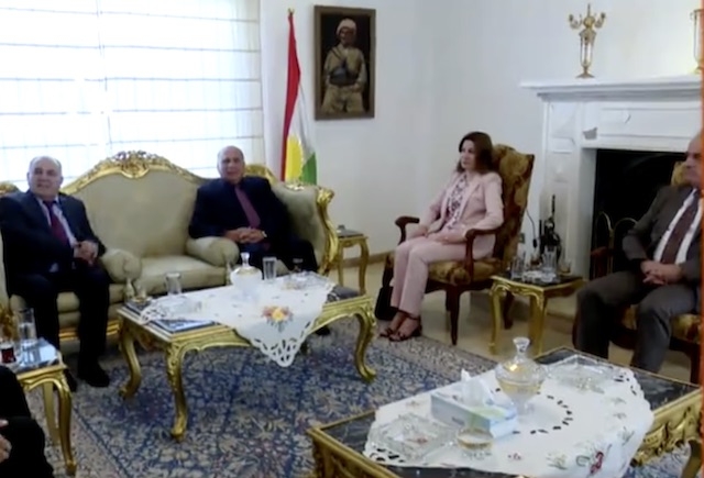  	 پێش چوون بۆ به‌غدا، لەگەڵ سەرۆکی ھەرێمی كوردستاندا کۆ دەبنەوە 