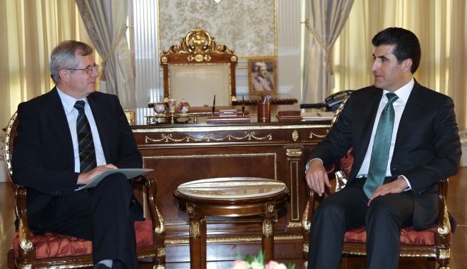 نێچيرڤان بارزانى: هه‌رێمى كوردستان پێشوازى له‌ كۆمپانيا ئه‌ڵمانييه‌كان ده‌كات