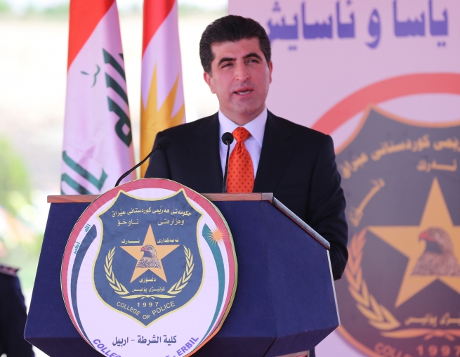 ده‌قى ووتارى نێچيرڤان بارزانى له ڕێوڕه‌سمى ده‌رچوونى خولێكى تازه‌ى كۆليژى پۆليسى هه‌ولێر