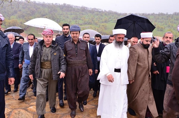 سەردانی چینوتوێژەكانی كوردستان بۆ سەر مەزاری نەمران بەردەوامە