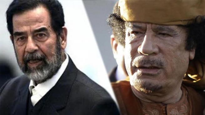 قه‌زافی هه‌وڵی رزگاركردنی سه‌ددام حوسێنی داوه‌