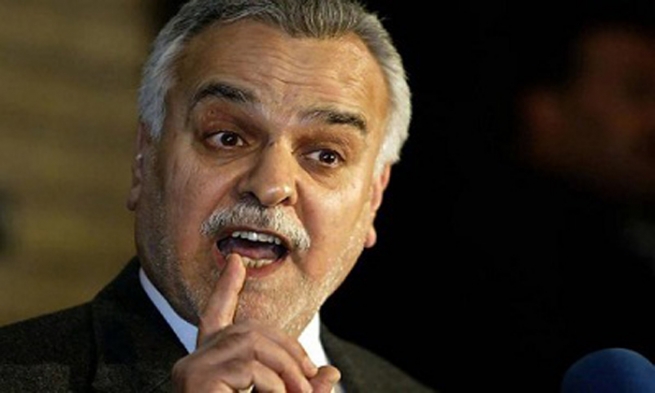  تاریق هاشمی: مالکی تاوانباری شەڕە و عەبادیش دەیپارێزێت