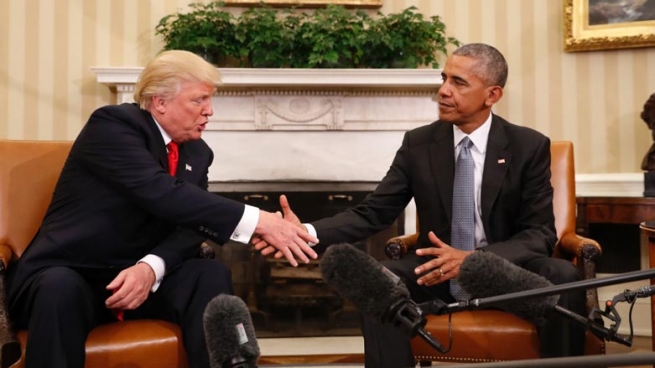 پشتیوانی جه‌ماوه‌ری ئۆباما فراوانتر بووه‌ له‌ ترامپ.. ئه‌م وێنه‌یه‌ ده‌یسه‌لمێنێت