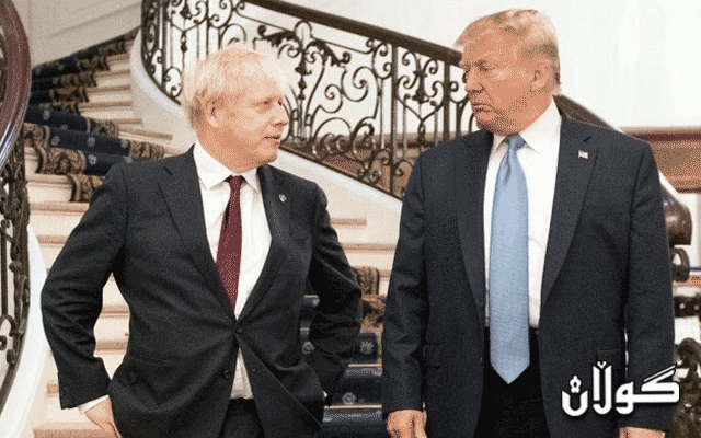 ترەمپ و جۆنسن باسی رەوشی عێراق دوای كوژرانی سولەیمانی دەكەن