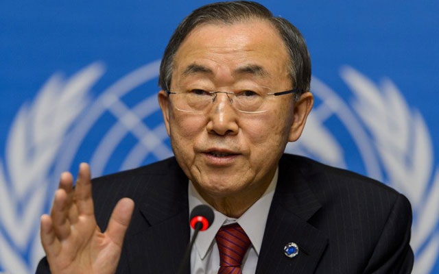 بان كى مون: گره‌و له‌سه‌ر چاره‌سه‌رى سه‌ربازى مه‌كه‌ن