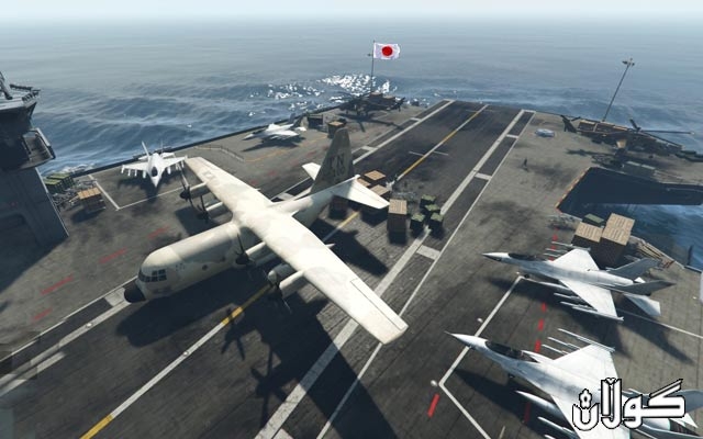  یابان کەشتییەکی مەزنی جەنگیی ڕەوانەی کەنداو کرد 