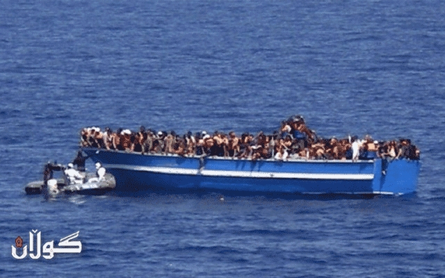 وان؛ بەلەمێك بە زیاتر لە70 كۆچبەرەوە نوقوم دەبێت