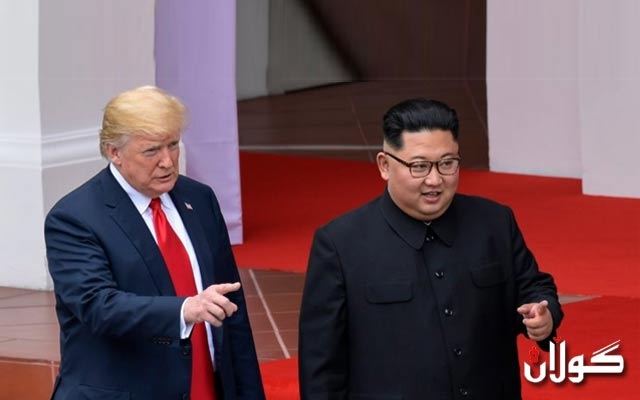 تره‌مپ داوای دوو خوله‌ك بینینی كیم جۆنگ ئون ده‌كات 