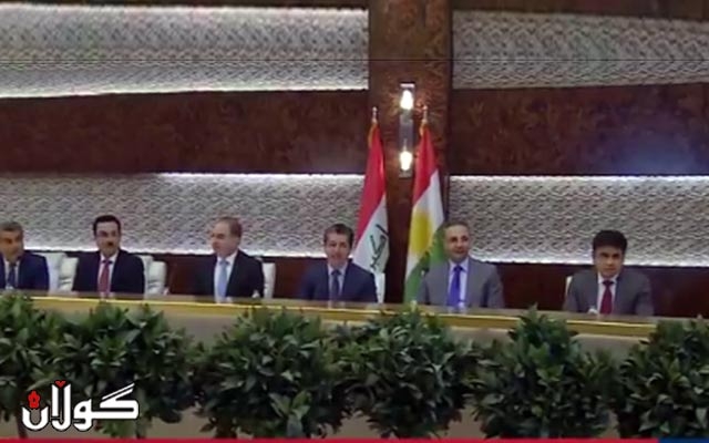 کۆبوونەوەی مەسرور بارزانی و 9 پارتی تورکمانی دەستیپێکرد