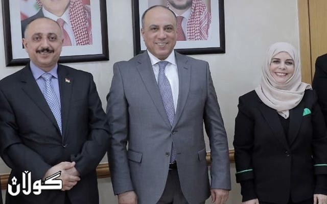 جێگرى یەکەمى سەرۆکى ئەنجوومەنى نوێنەرانى ئوردەن پێشوازى لە سكرتێری گشتیی YNDK دەكات