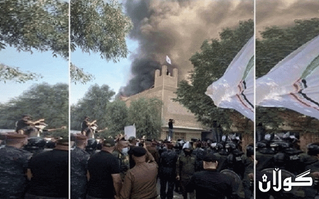 ئەمریکا بە توندی سەرکۆنەی سووتاندنی بارەگای پارتی لە بەغدا دەکات