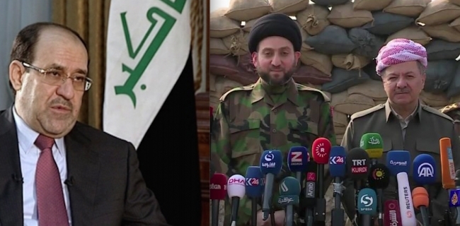 بارزانی و حەکیم وەڵامی مالیکی دەدەنەوە