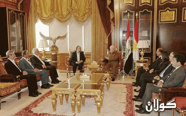  سەرۆك بارزانی پێشوازی لە شاندی هوداپار دەكات 