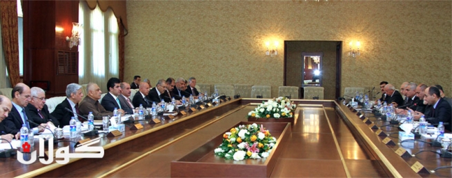 ئه‌نجومه‌نى وه‌زيران داكۆكى له‌سه‌ر جێبه‌جێكردنى مادده‌ى 140 ده‌كاته‌وه‌.