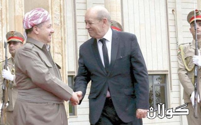 سەرۆك بارزانی لەگەڵ وەزیری بەرگریی فەرەنسا و سەرۆکی شارەوانیی پاریس کۆ دەبێتەوە 