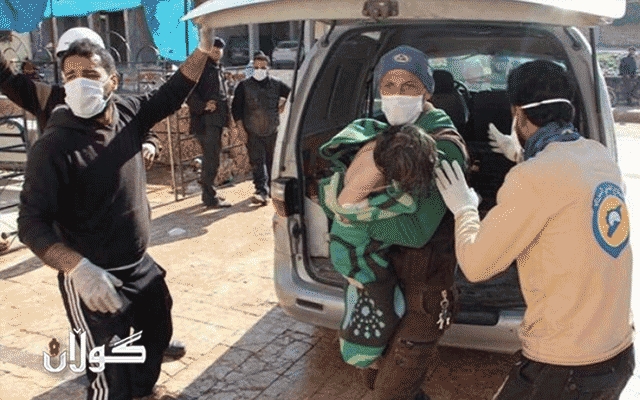  میدیاکان: سووریا جارێکی دیکە غازی ژەهراوی بەکار هێناوە 