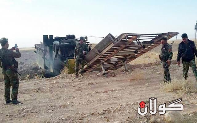 پێشمه‌رگه‌ تاکتیکێکی داعشی‌ بۆ هێرشبردن له‌شه‌نگال شكستپێهێنا 