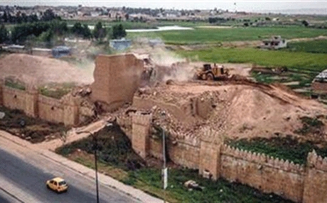 داعش دەرگای مەسقا و كۆشكی شای دەوڵەتی ئاشووری لە عێراق وێرانكرد 