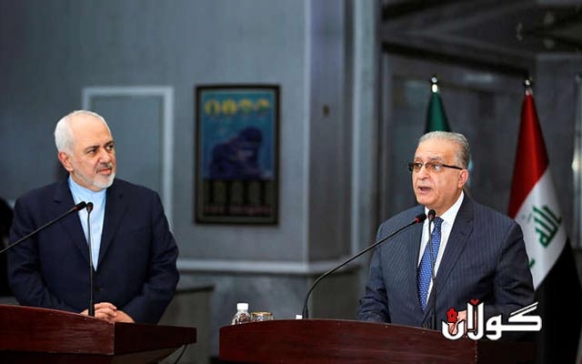 وه‌زیری ده‌ره‌وه‌ی عێراق: لەگەڵ ئێرانین و  دژی رێكار و سزاكانی ئه‌مه‌ریكاين و  پشتگیری و پشتیوانی ئێران ده‌كه‌ين