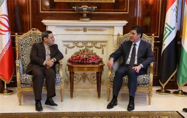نێچیرڤان بارزانی سوپاسی هاوكارییەكانی ئێران دەكات