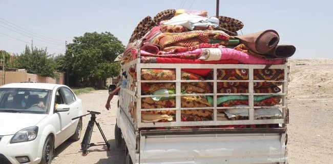کورد و سوننەکان لە ترسی شیعەکان خورماتوو چۆڵ دەکەن 