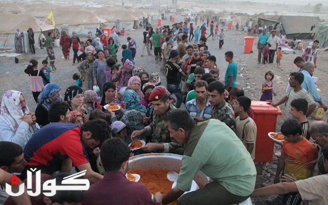 كوردستان پەناگەیەكی لەبارە بۆ ئەو هاووڵاتییانەی لەدەست توندوتیژی و هەڕەشەكانی داعش ئاوارە بوون