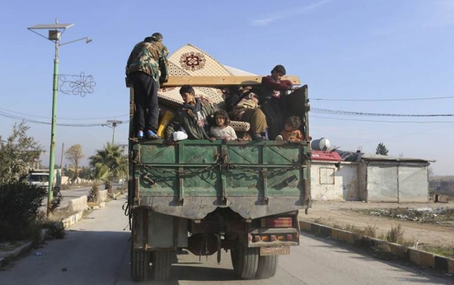 لە 24 كاژێردا نزيكەى دوو هەزار کەس لە ئیدلب ئاوارەبوون