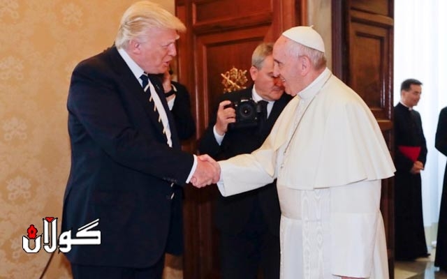  دۆناڵد ترەمپ گەیشتە ڤاتیکان 