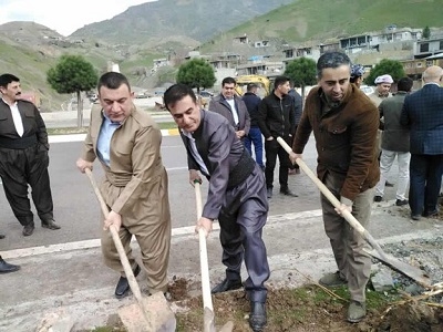 بە بۆنەی لەدایکبوونی بارزانی نەمرەوە لە سۆران هەڵمەتی دارچاندن دەستی پێ کرد