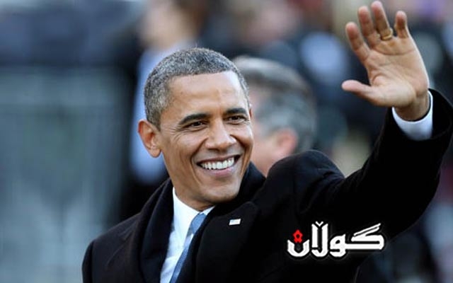  ئۆباما پێشوازی لە دوو کچە کورد دەکات 