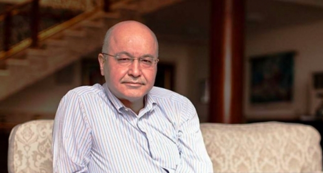  هاوکات لەگەڵ هاتنی ترەمپ بۆ عێراق بەرهەم ساڵح پێشوازی لە بەرپرسێکی باڵا دەکا 