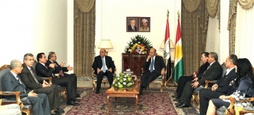 سه‌رۆكی حكومه‌ت له‌گه‌ڵ ئه‌نجومه‌نی نیشتمانی كوردی سوریا كۆبووه‌وه‌