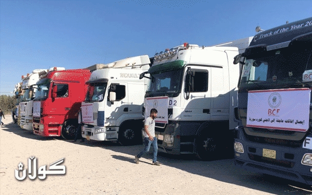  دەزگای خێرخوازیی بارزانی: 20 ترێلە هاوكاری ڕەوانەی رۆژئاوای كوردستان کراون 