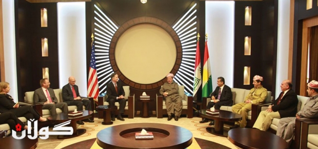 سه‌رۆكی هه‌رێمی كوردستان پێشوازی له‌ باڵیوزی ئه‌مه‌ریكا له‌ عێراق كرد