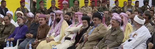 بارزانی: وه‌ك لوغمه‌كانی داعش ده‌توانین لوغمه‌ سیاسییه‌كانتان هه‌ڵبگرینه‌وه‌